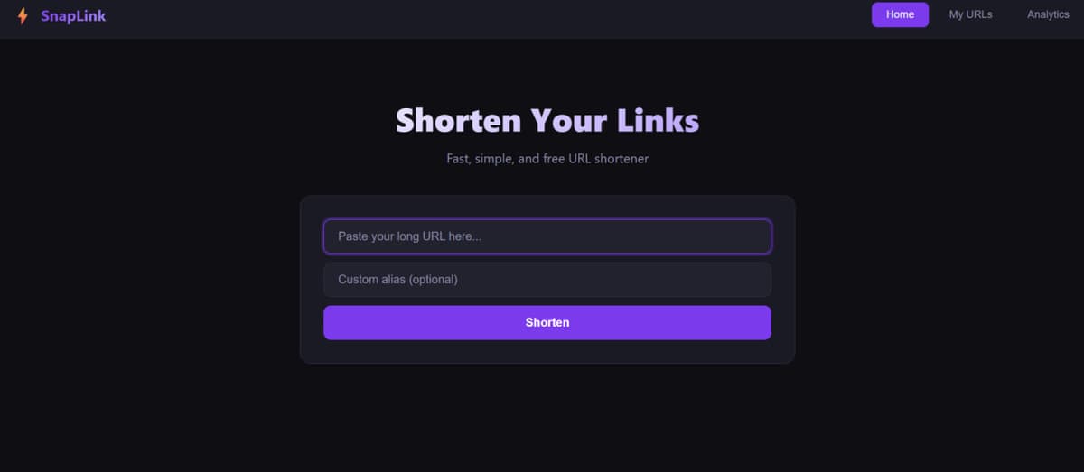 URL Shortener API